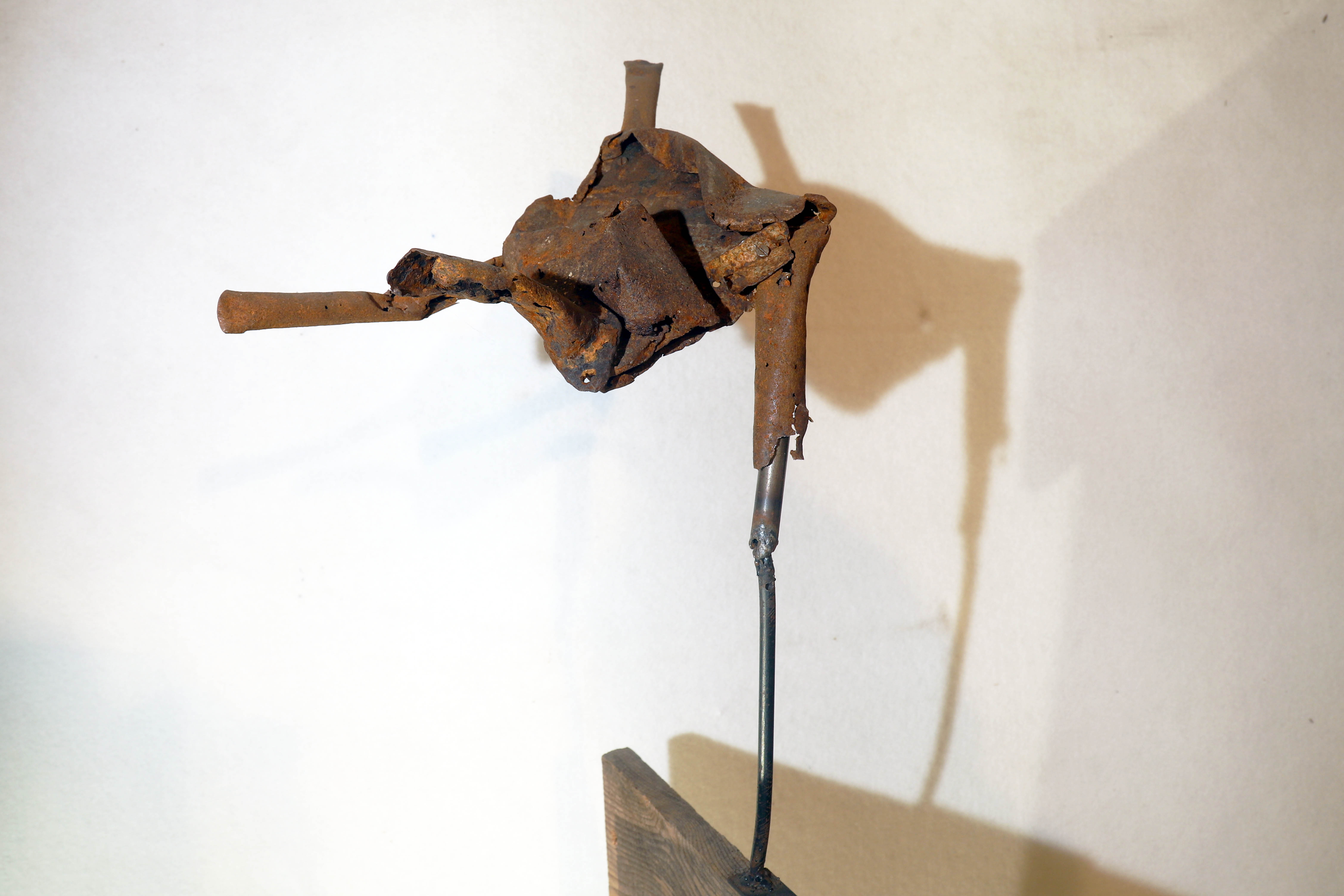 Antonio Panzuto - sculture Ruggini - Figura danzante 11 - Rusty sculpture Dancing figure