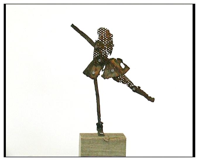 Antonio Panzuto - sculture Ruggini - Ballerina - Rusty sculpture Dancer