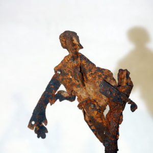 Antonio Panzuto - sculture Ruggini - Figura danzante 3 - Rusty sculpture Dancing figure