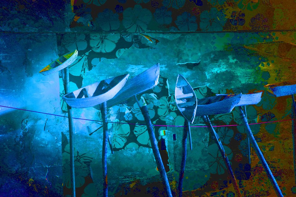 Bianco guerra Blu tempesta
