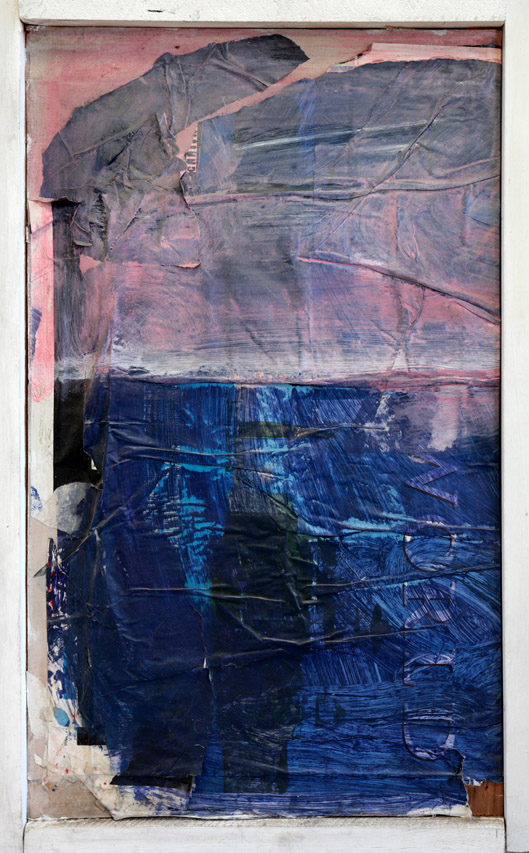 Antonio Panzuto - Paesaggio con macchia blu