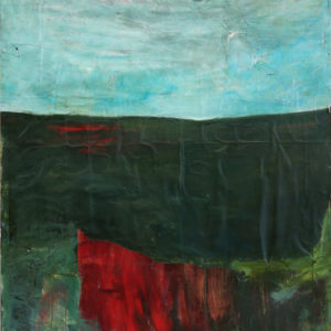 Antonio Panzuto - Paesaggio con macchia rossa