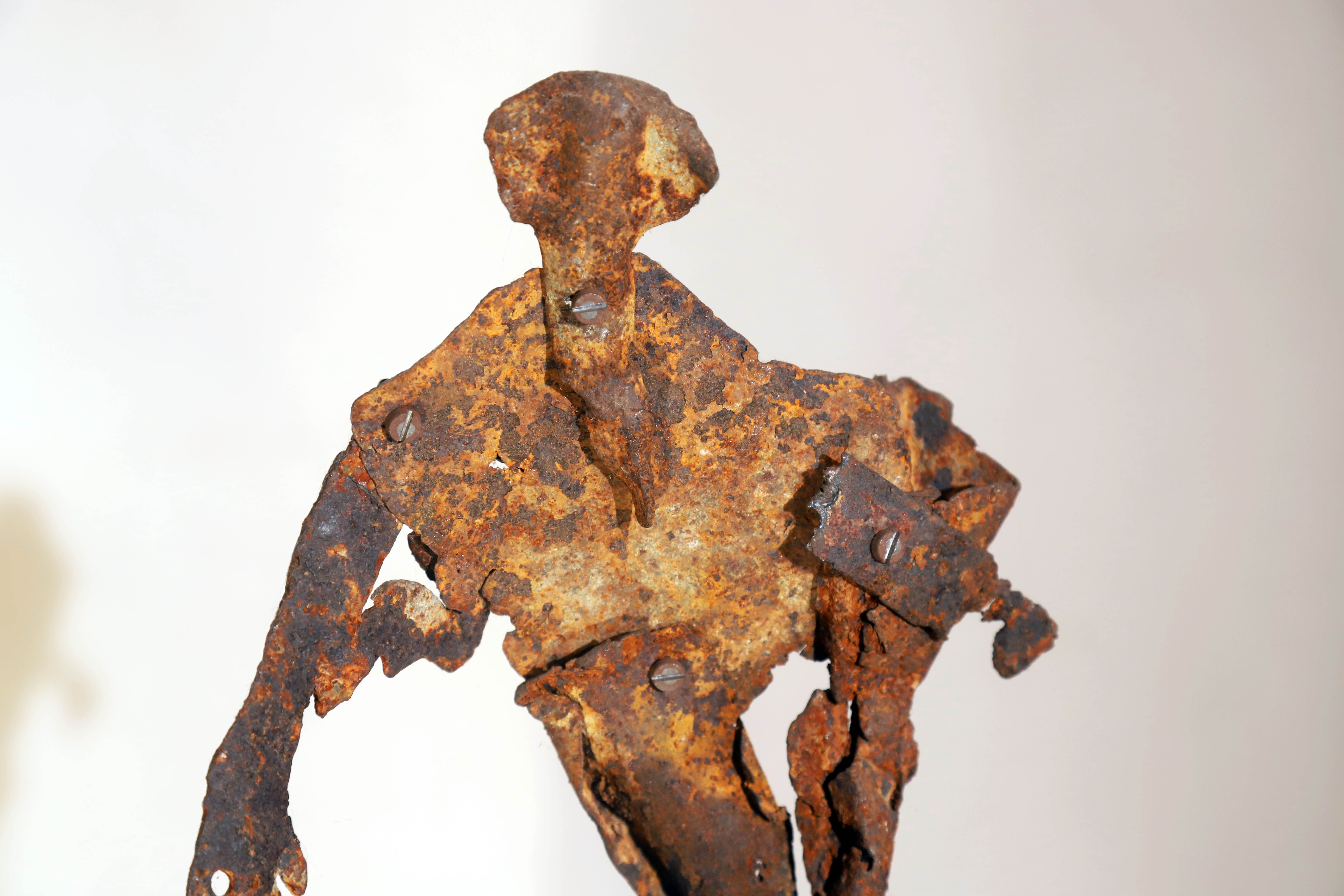 Antonio Panzuto - sculture Ruggini - Figura danzante 3 - Rusty sculpture Dancing figure