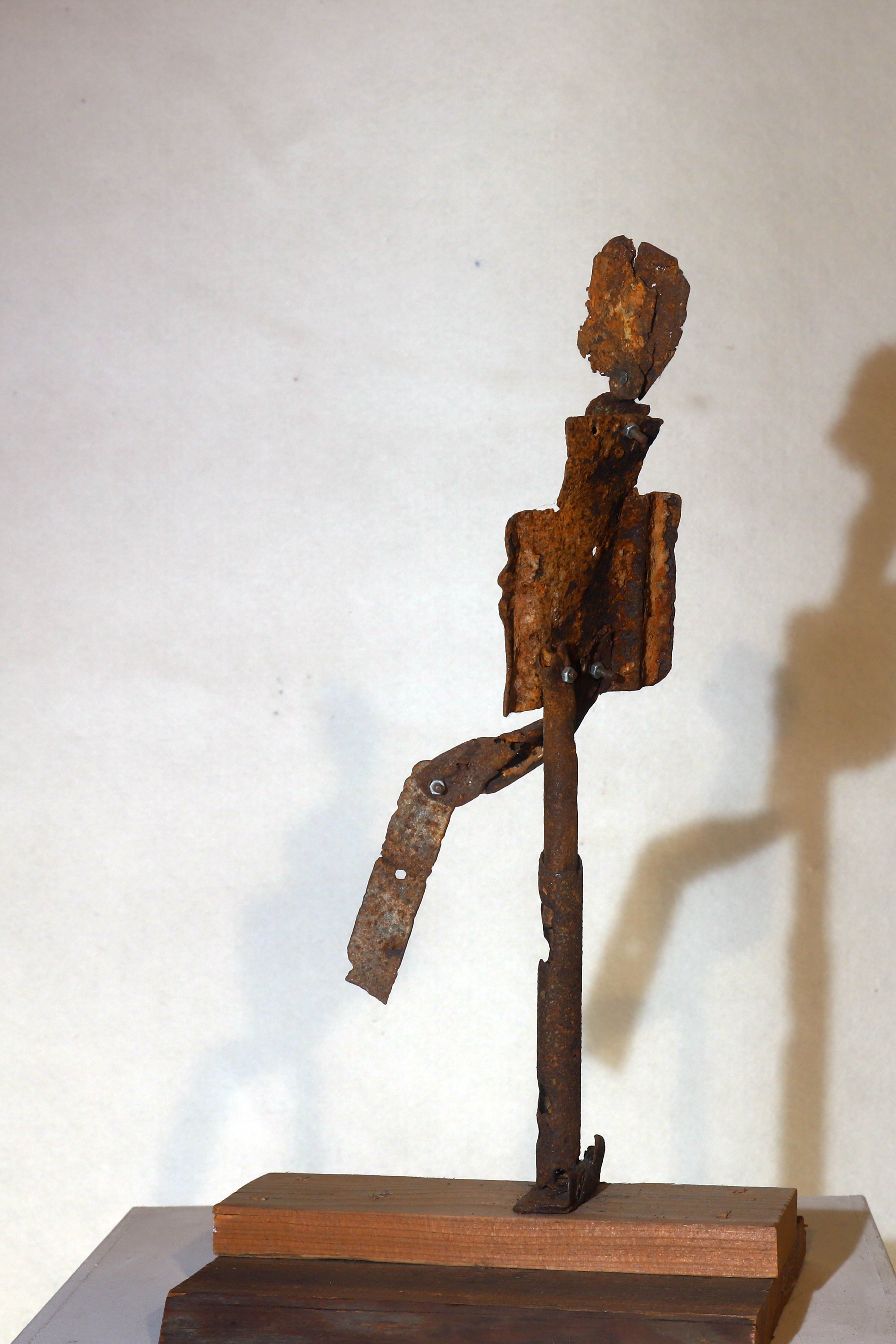 Antonio Panzuto - sculture Ruggini - Figura danzante 4 - Rusty sculpture Dancing figure