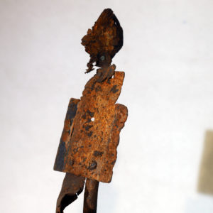 Antonio Panzuto - sculture Ruggini - Figura danzante 4 - Rusty sculpture Dancing figure