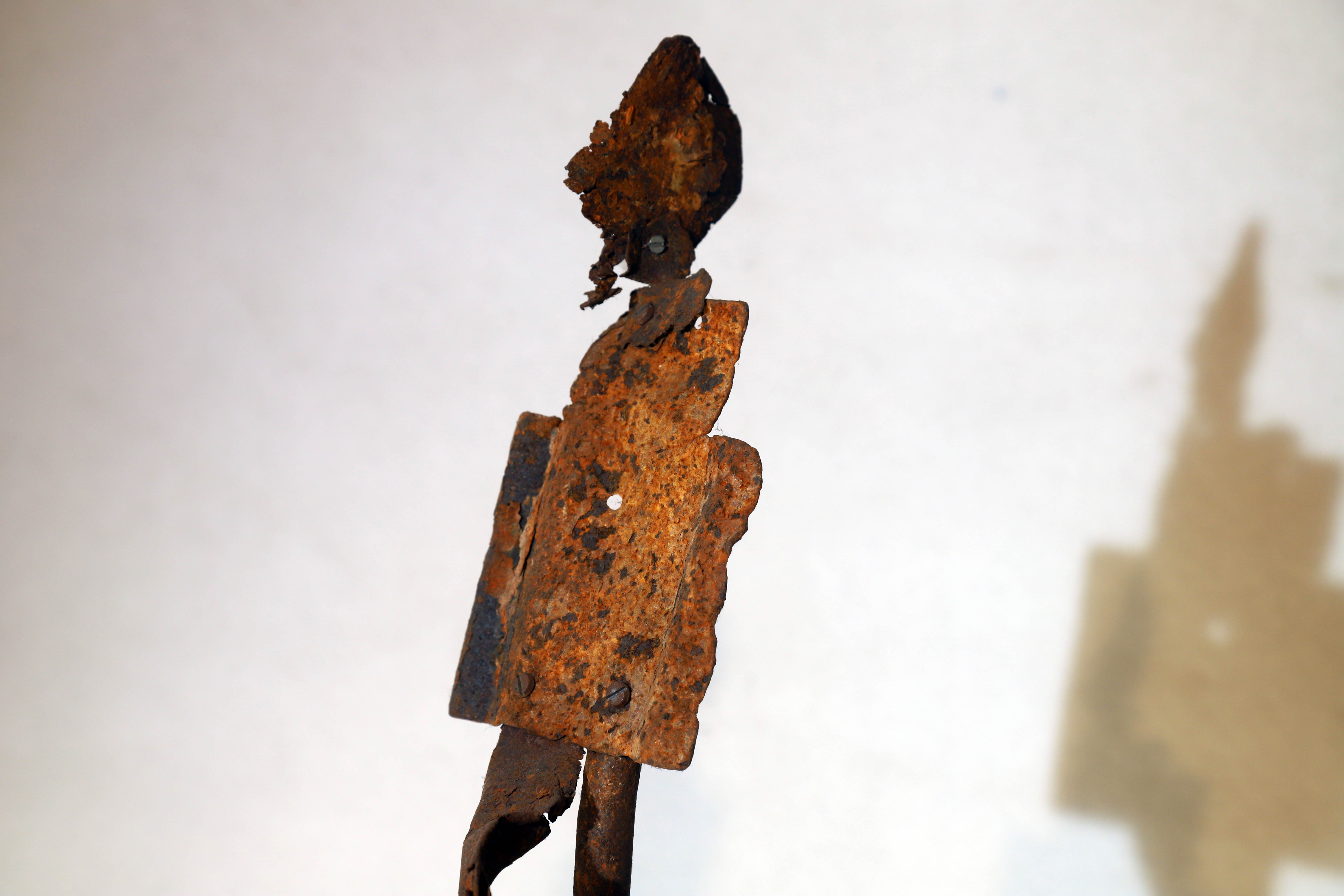 Antonio Panzuto - sculture Ruggini - Figura danzante 4 - Rusty sculpture Dancing figure