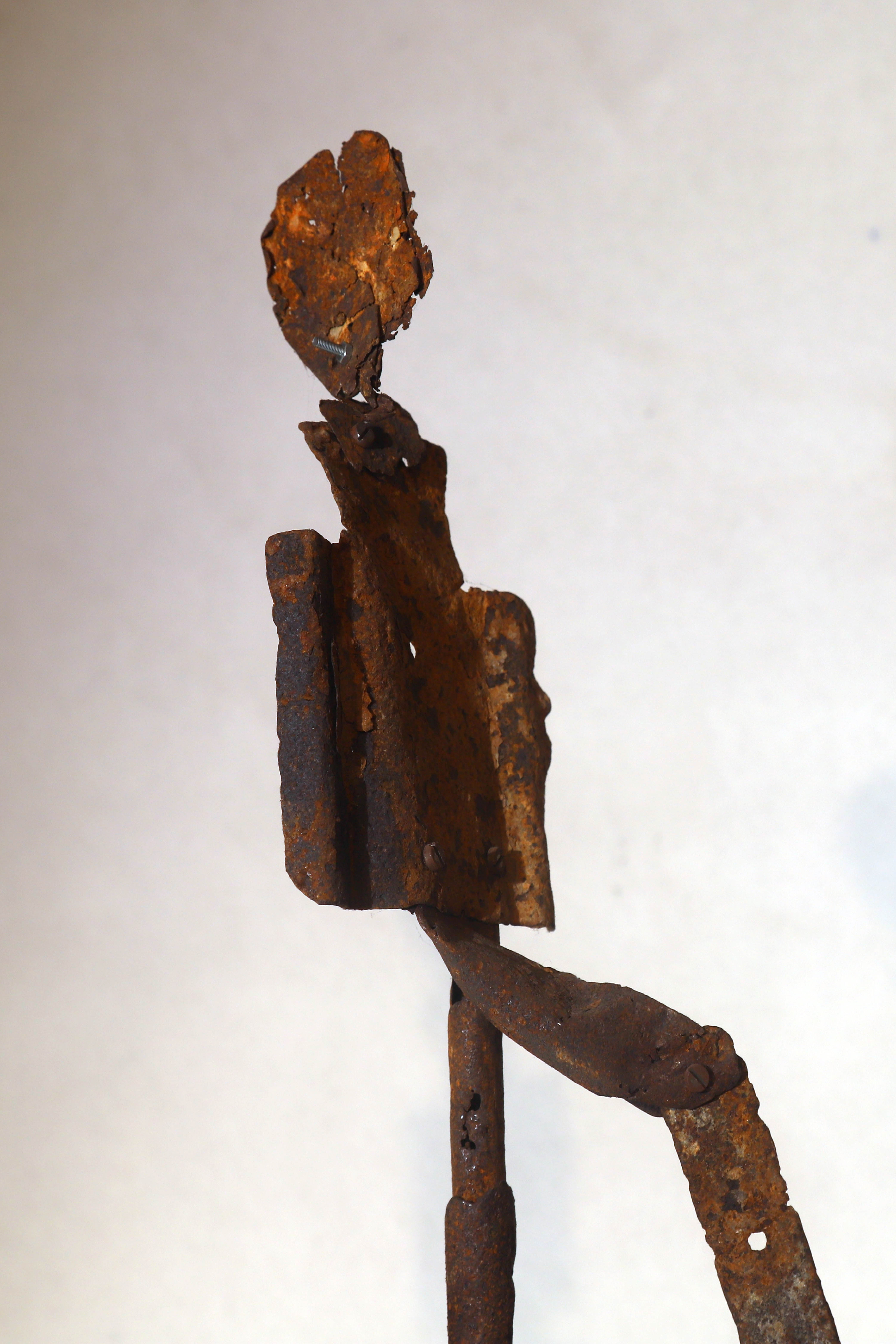 Antonio Panzuto - sculture Ruggini - Figura danzante 4 - Rusty sculpture Dancing figure