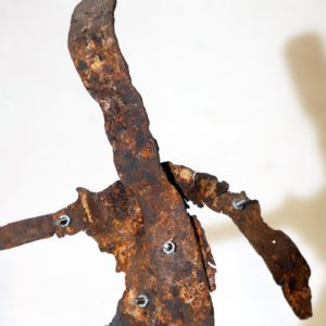 Antonio Panzuto - sculture Ruggini - Figura danzante 5 - Rusty sculpture Dancing figure