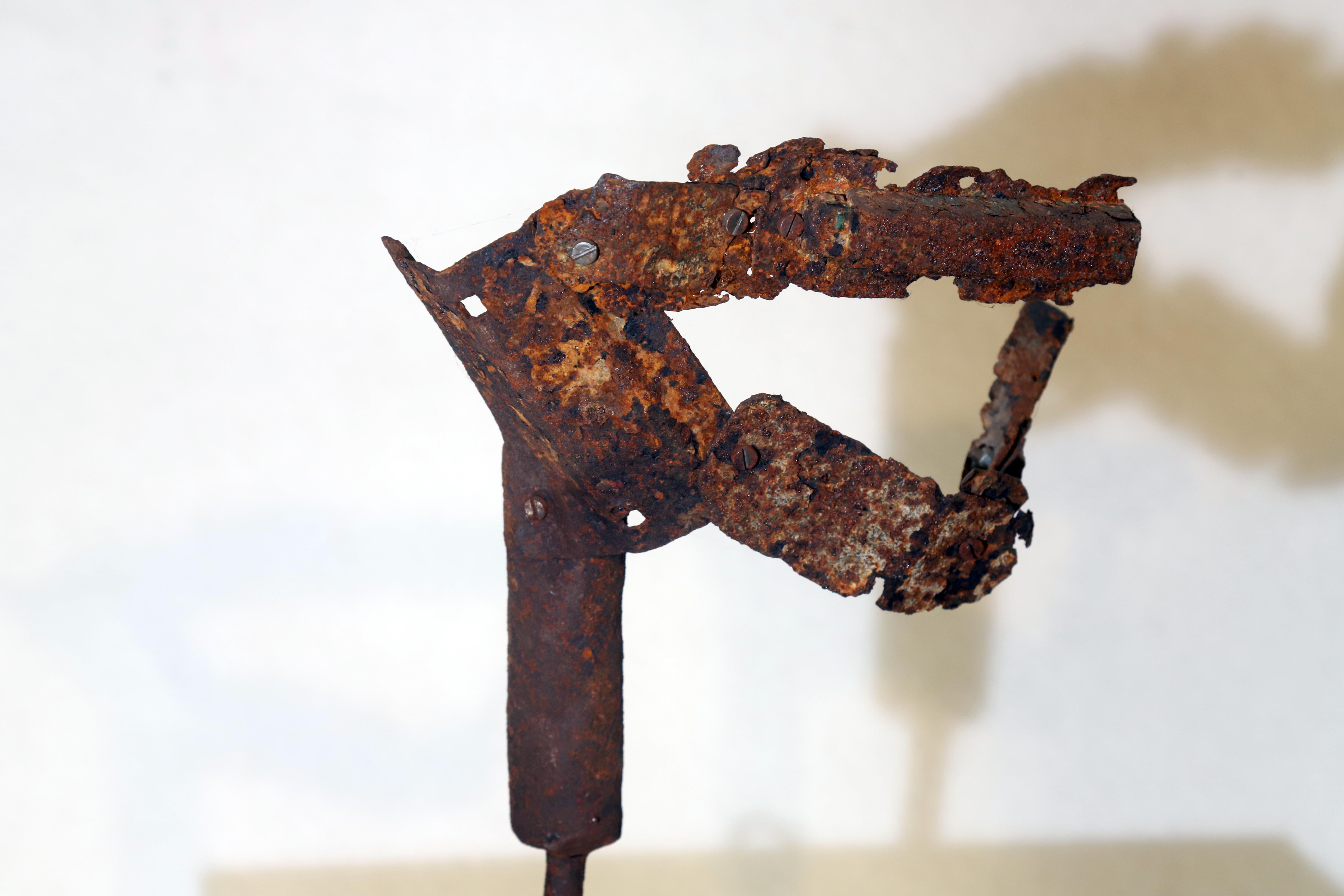 Antonio Panzuto - sculture Ruggini - Figura danzante 6 - Rusty sculpture Dancing figure