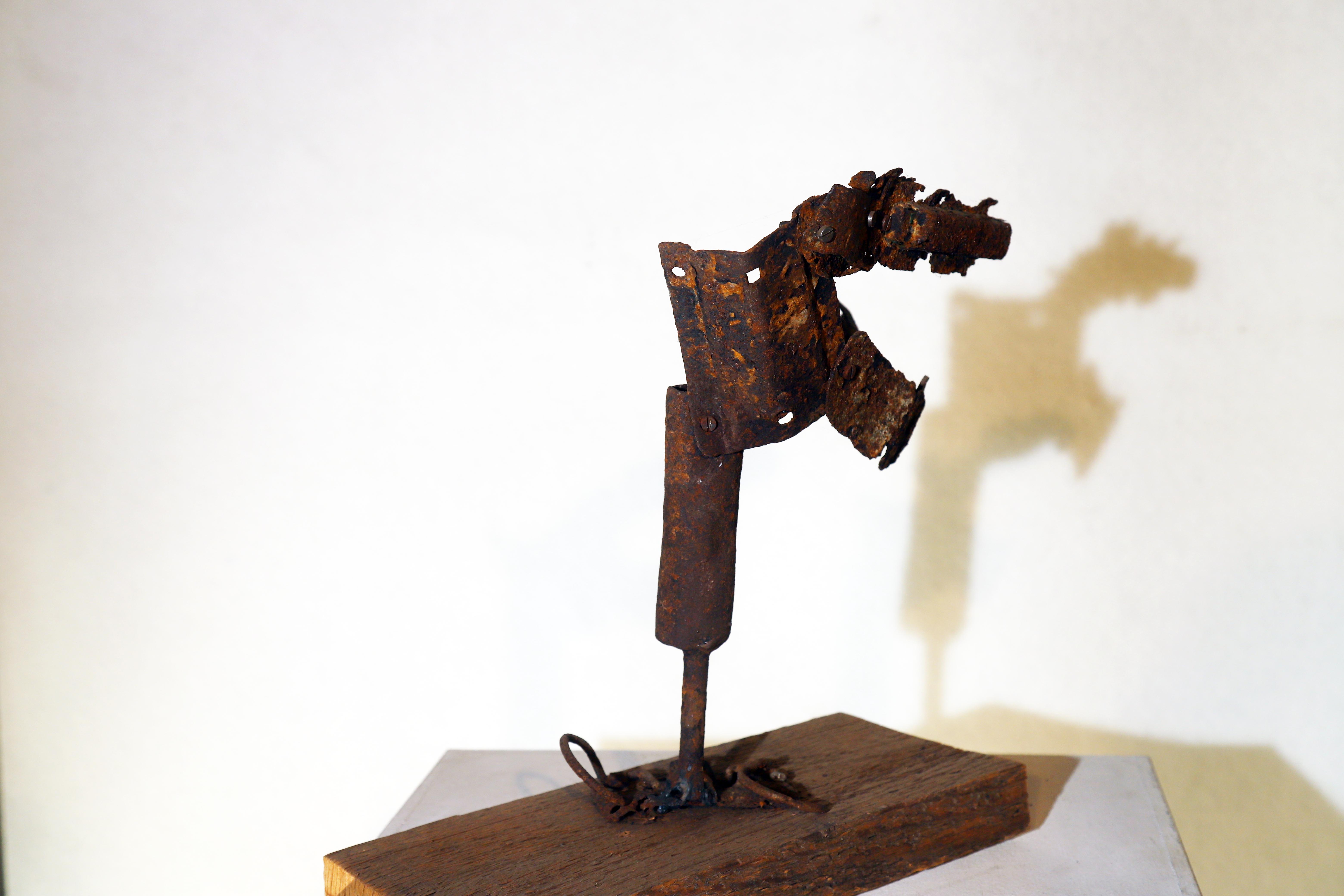 Antonio Panzuto - sculture Ruggini - Figura danzante 6 - Rusty sculpture Dancing figure