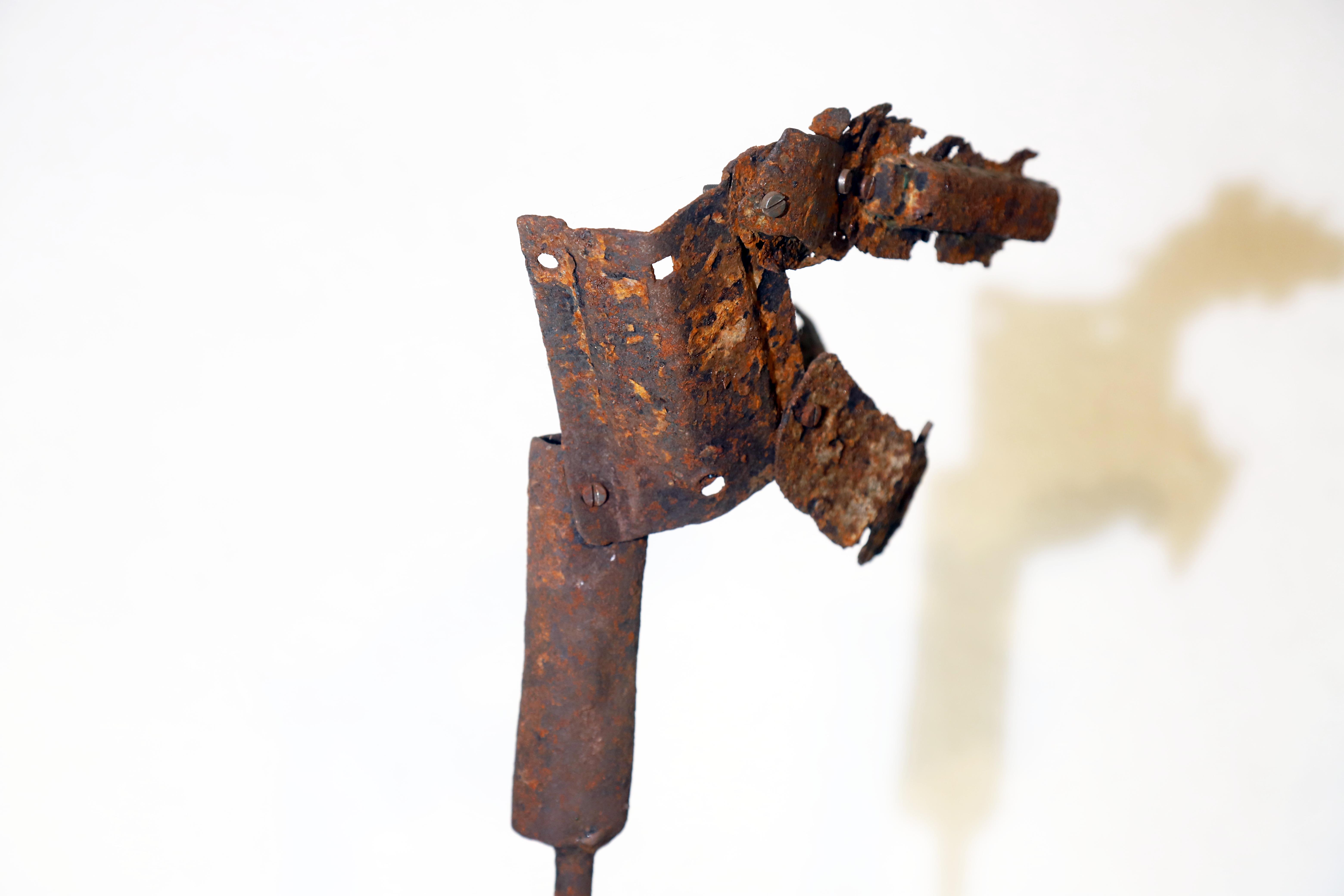 Antonio Panzuto - sculture Ruggini - Figura danzante 6 - Rusty sculpture Dancing figure