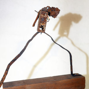 Antonio Panzuto - sculture Ruggini - Figura danzante 7 - Rusty sculpture Dancing figure