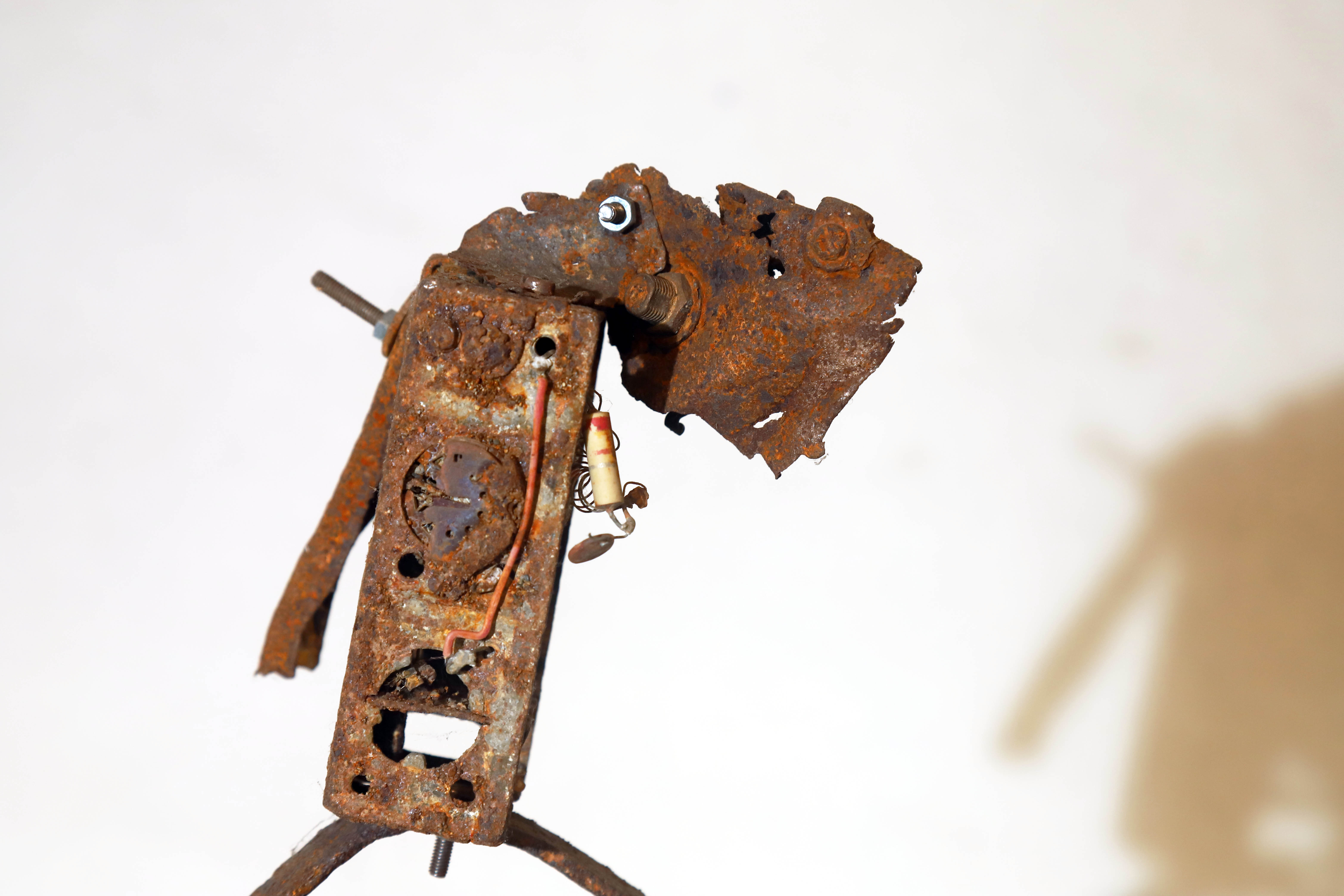 Antonio Panzuto - sculture Ruggini - Figura danzante 7 - Rusty sculpture Dancing figure