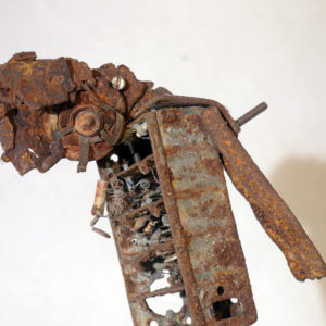 Antonio Panzuto - sculture Ruggini - Figura danzante 7 - Rusty sculpture Dancing figure
