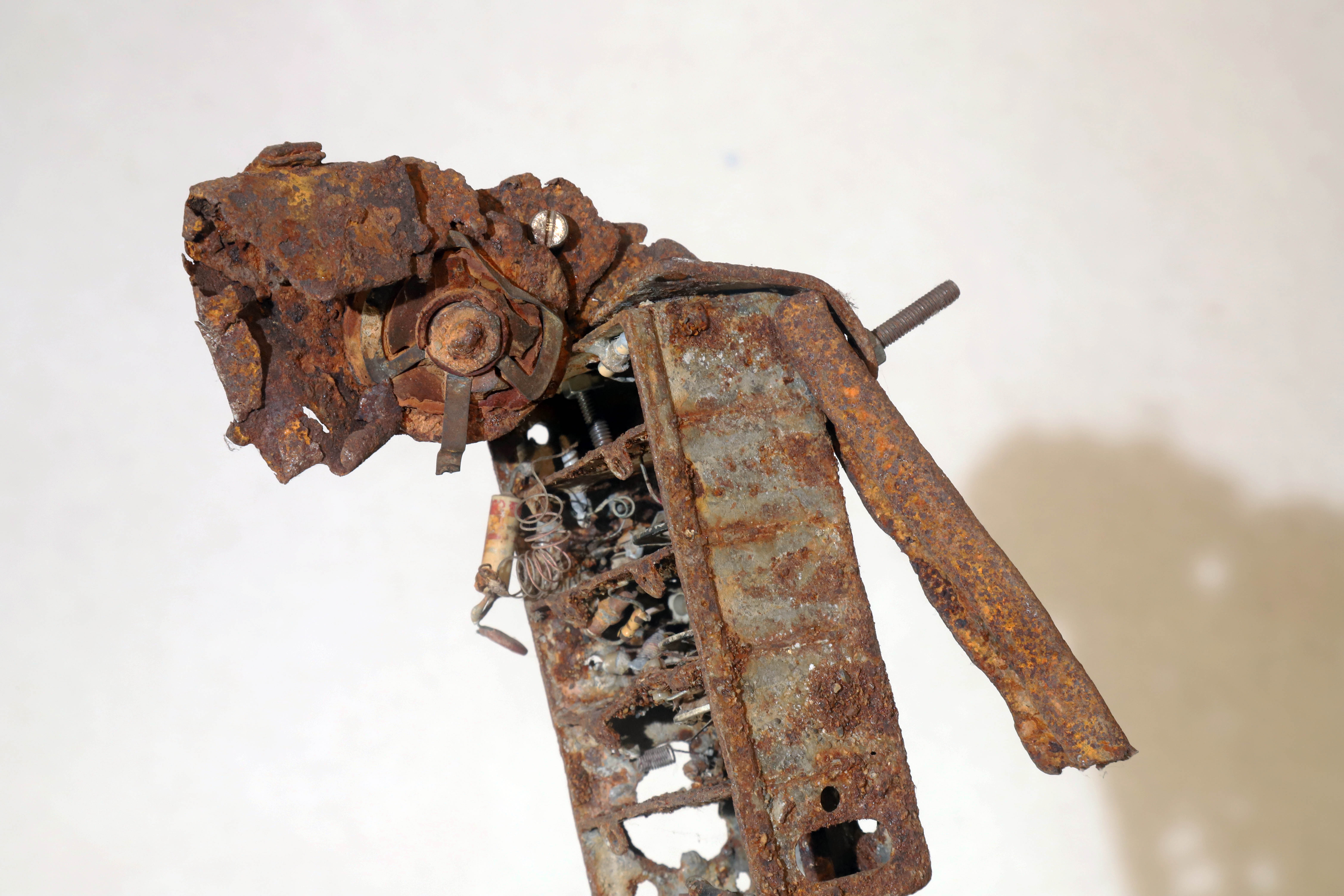 Antonio Panzuto - sculture Ruggini - Figura danzante 7 - Rusty sculpture Dancing figure