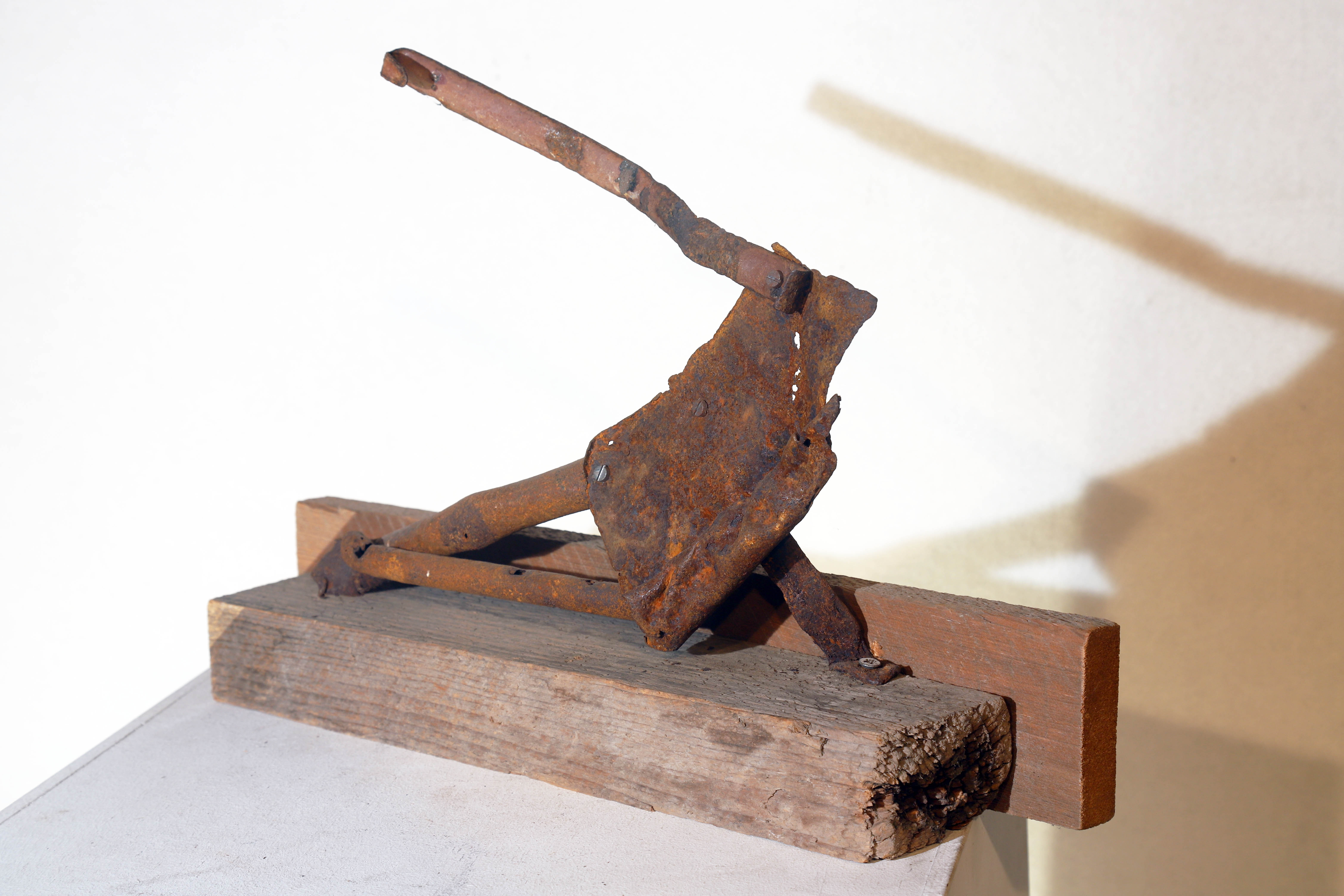 Antonio Panzuto - sculture Ruggini - Figura danzante 9 - Rusty sculpture Dancing figure