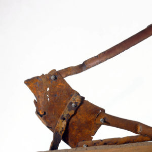 Antonio Panzuto - sculture Ruggini - Figura danzante 9 - Rusty sculpture Dancing figure