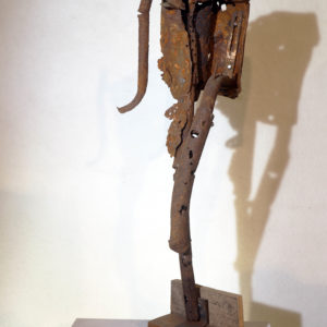 Antonio Panzuto - sculture Ruggini - Figura danzante 10 - Rusty sculpture Dancing figure