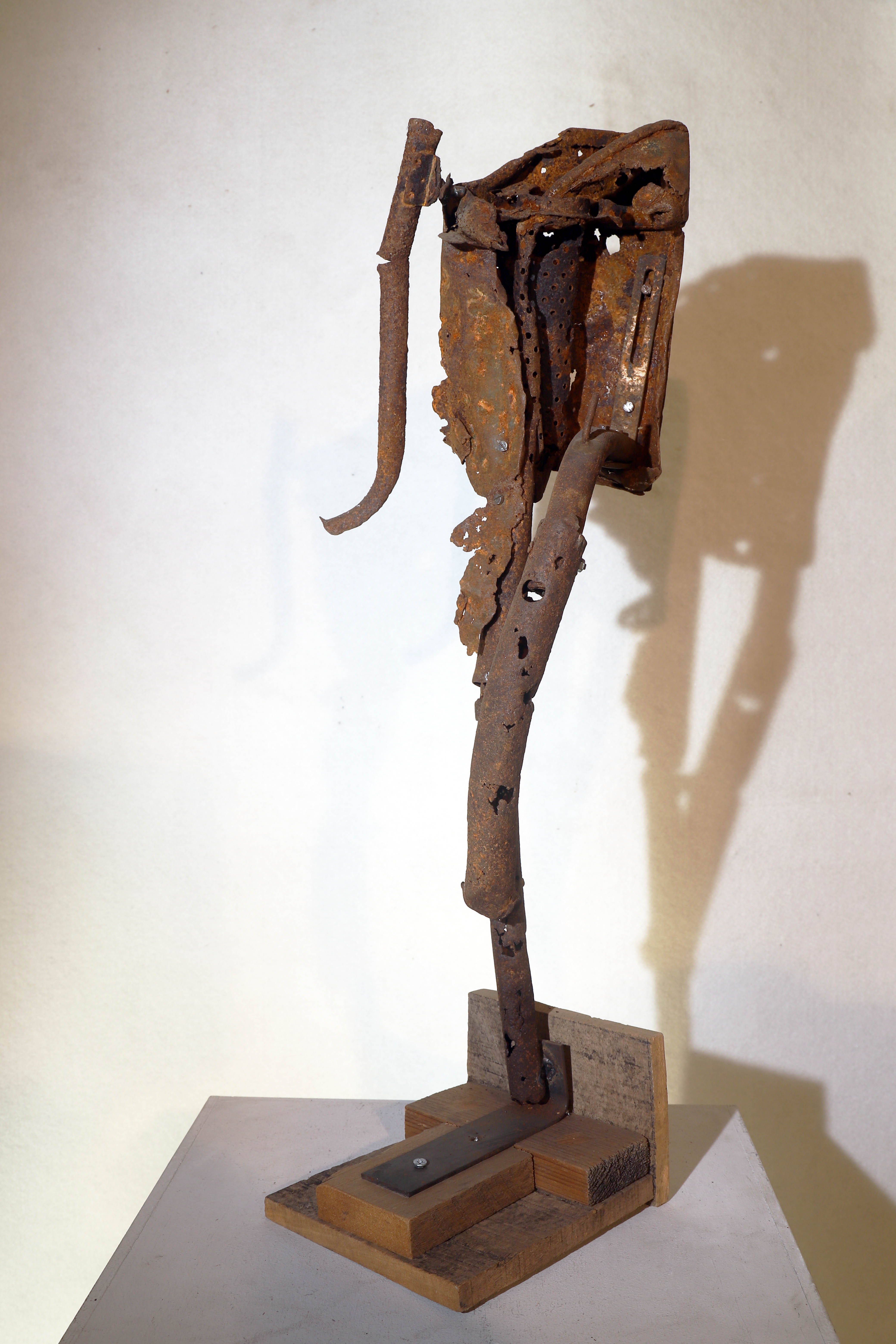Antonio Panzuto - sculture Ruggini - Figura danzante 10 - Rusty sculpture Dancing figure