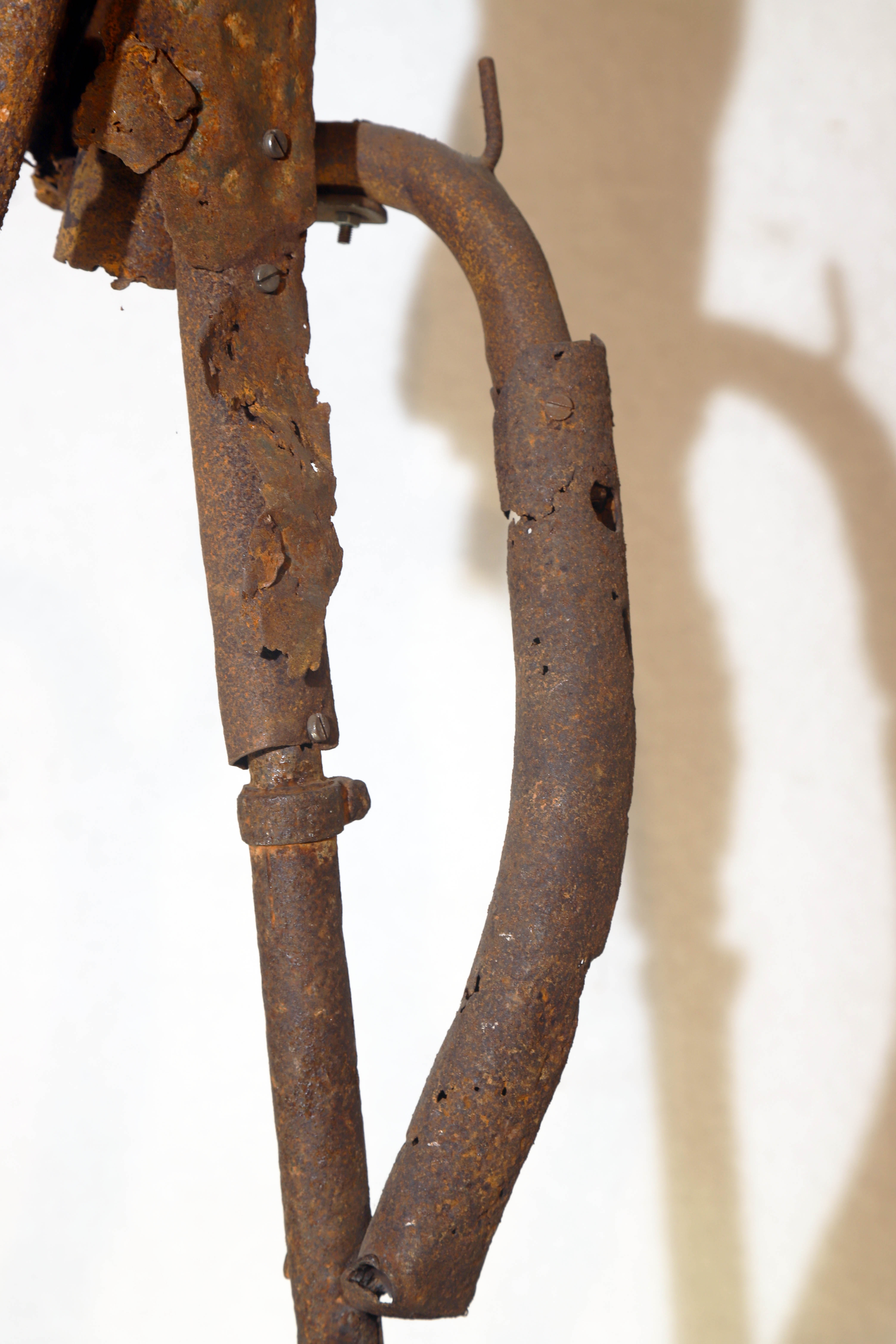 Antonio Panzuto - sculture Ruggini - Figura danzante 10 - Rusty sculpture Dancing figure