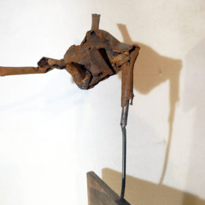 Antonio Panzuto - sculture Ruggini - Figura danzante 11 - Rusty sculpture Dancing figure