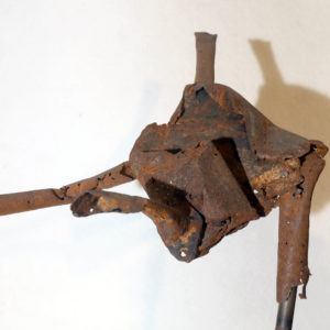 Antonio Panzuto - sculture Ruggini - Figura danzante 11 - Rusty sculpture Dancing figure