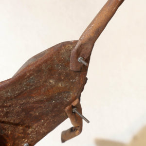 Antonio Panzuto - sculture Ruggini - Figura danzante 11 - Rusty sculpture Dancing figure