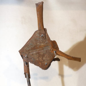 Antonio Panzuto - sculture Ruggini - Figura danzante 11 - Rusty sculpture Dancing figure