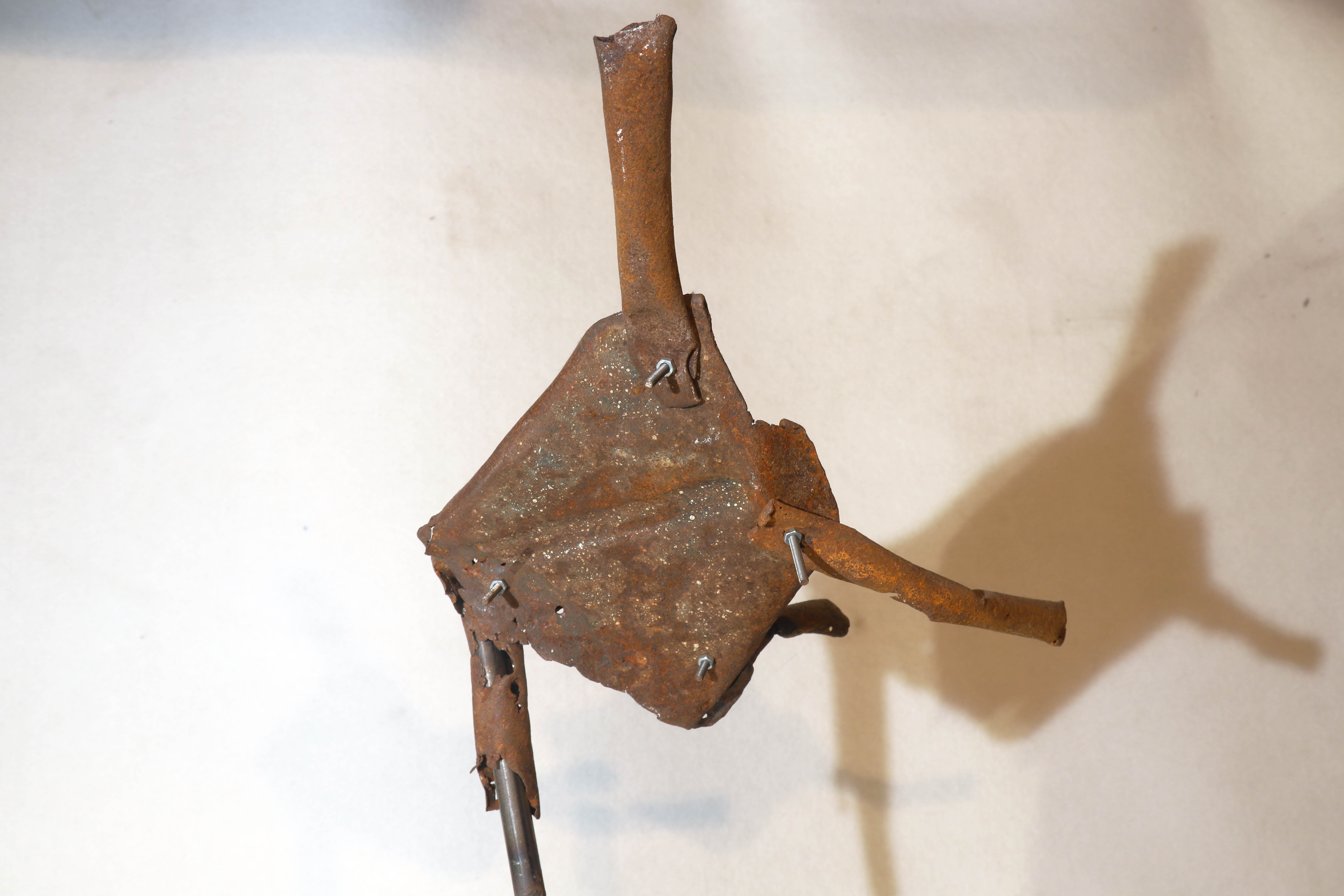 Antonio Panzuto - sculture Ruggini - Figura danzante 11 - Rusty sculpture Dancing figure