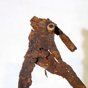 Antonio Panzuto - sculture Ruggini - Figura danzante 12 - Rusty sculpture Dancing figure