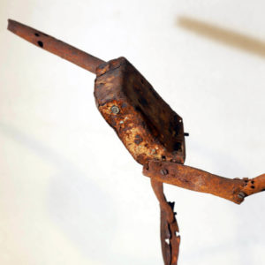 Antonio Panzuto - sculture Ruggini - Figura danzante 2 - Rusty sculpture Dancing figure