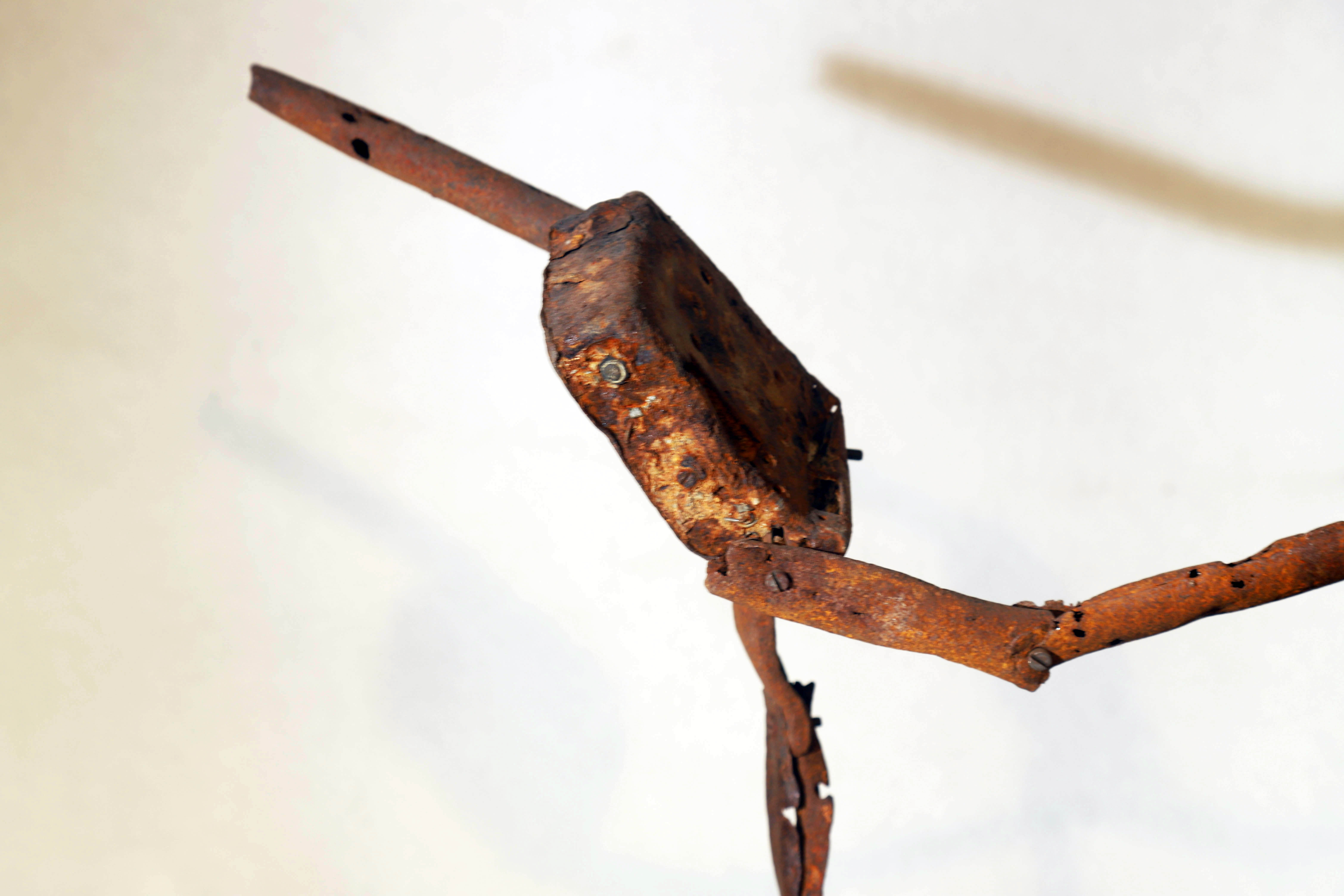 Antonio Panzuto - sculture Ruggini - Figura danzante 2 - Rusty sculpture Dancing figure