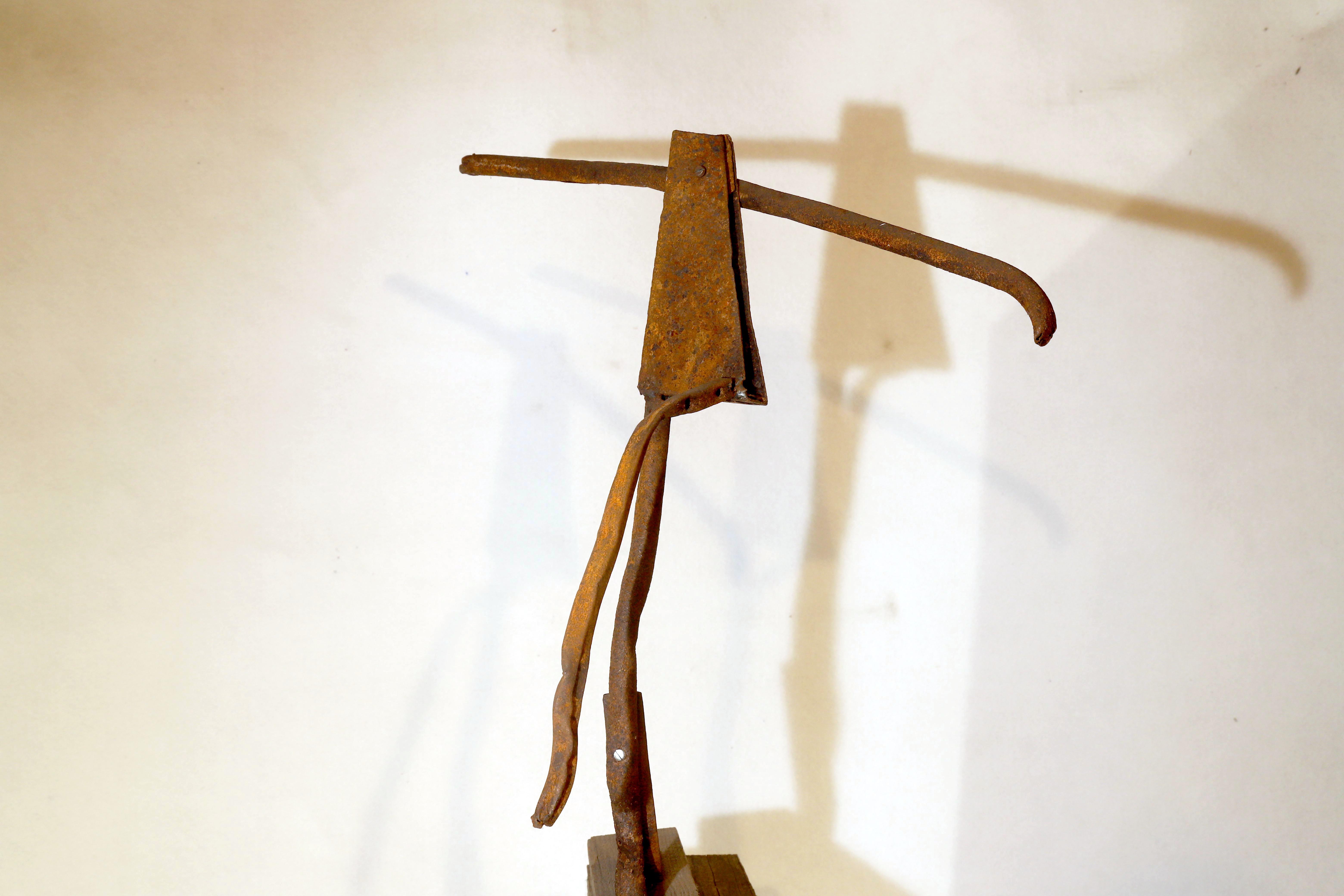 Antonio Panzuto - Ruggini - Figura danzante 1 - Rusty sculpture Dancing figure