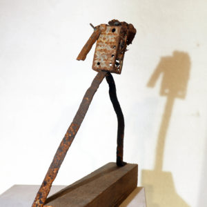 Antonio Panzuto - sculture Ruggini - Figura danzante 7 - Rusty sculpture Dancing figure