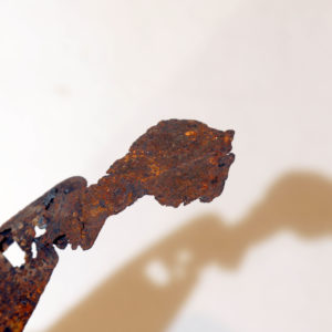 Antonio Panzuto - sculture Ruggini - Figura danzante 8 Il Pensatore - Rusty sculpture Dancing figure The Thinker