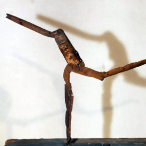 Antonio Panzuto - sculture Ruggini - Figura danzante 2 - Rusty sculpture Dancing figure
