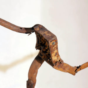 Antonio Panzuto - sculture Ruggini - Figura danzante 2 - Rusty sculpture Dancing figure