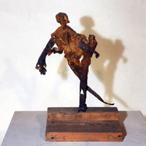 Antonio Panzuto - sculture Ruggini - Figura danzante 3 - Rusty sculpture Dancing figure