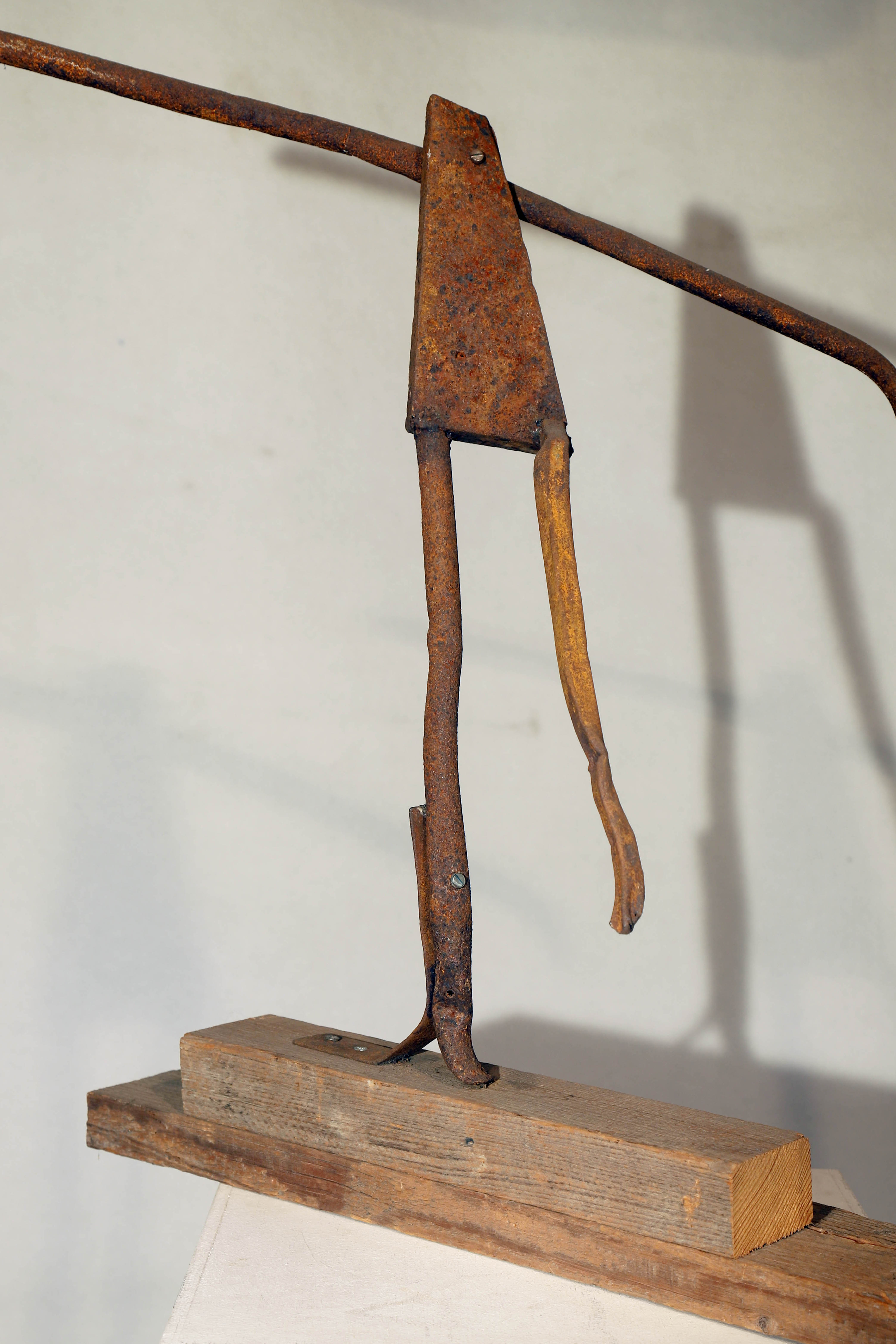 Antonio Panzuto - sculture Ruggini - Figura danzante 1 - Rusty sculpture Dancing figure